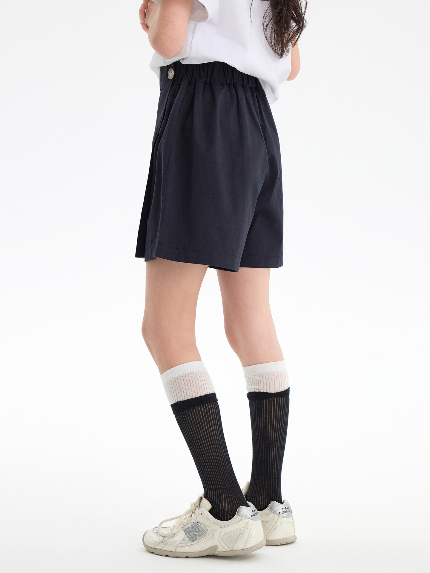 Premium Luxury Girls Side Slit Skorts, 2025 New Irregular Hem A-Line Skirt Shorts, Lightweight & Versatile for Kids Free Shipping