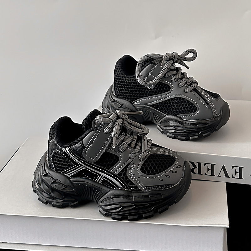 Designer Shoes Children's Dad Shoes 2025 Spring New Style Boys' Fashionable Sports Shoes Girls' Lightweight Soft-soled Breathable Casua