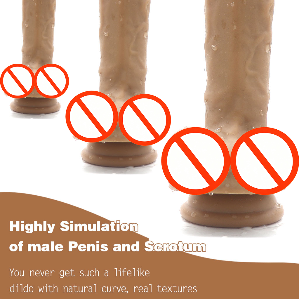 Realistic Big-Headed Silicone Butt Plug with Ergonomic Design