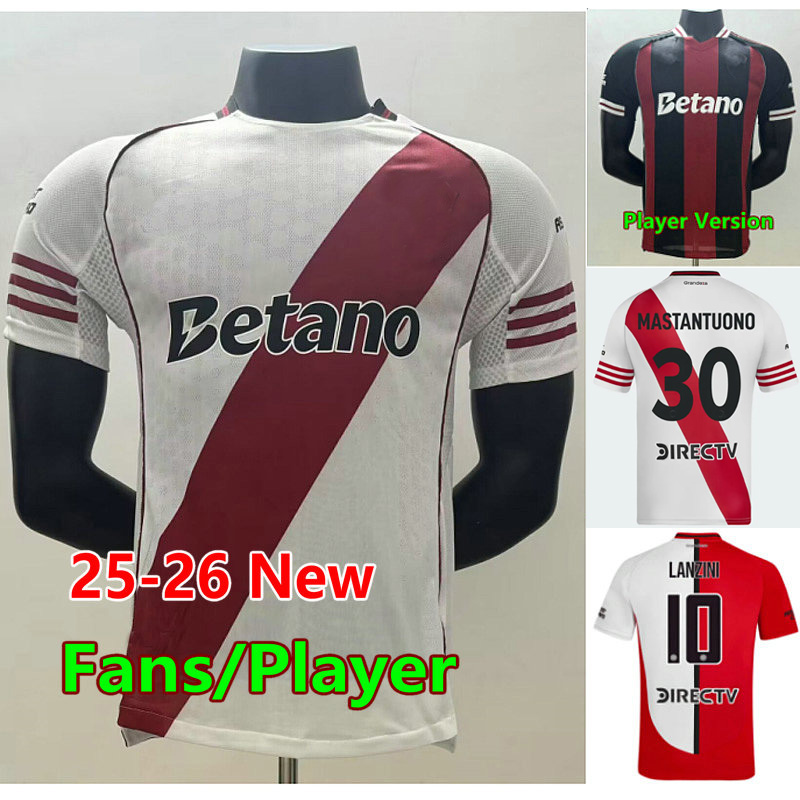 25 26 River Plate soccer Jerseys 2025 2026 QUINTERO BORJA home away MASTANTUONO football shirts MONTIEL colidio DRIUSSI maillots de futol men kids uniforms