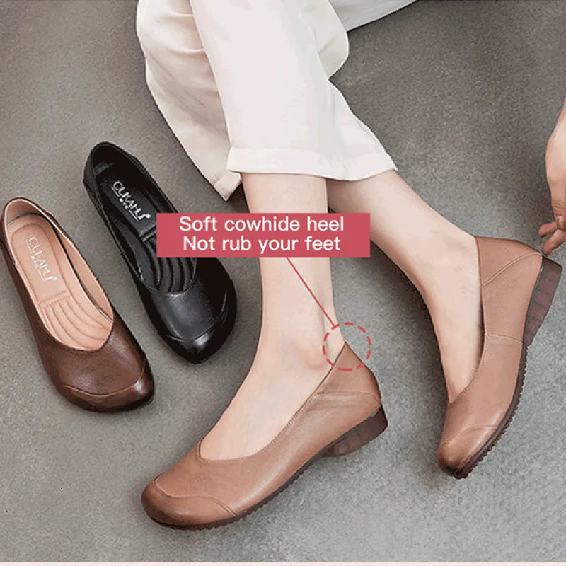 Womens Single shoes simple Flat Bottom Roman Shoes square head shallow mouth Wedge Heel Shoes Ladies casual comfortable shoes 251023