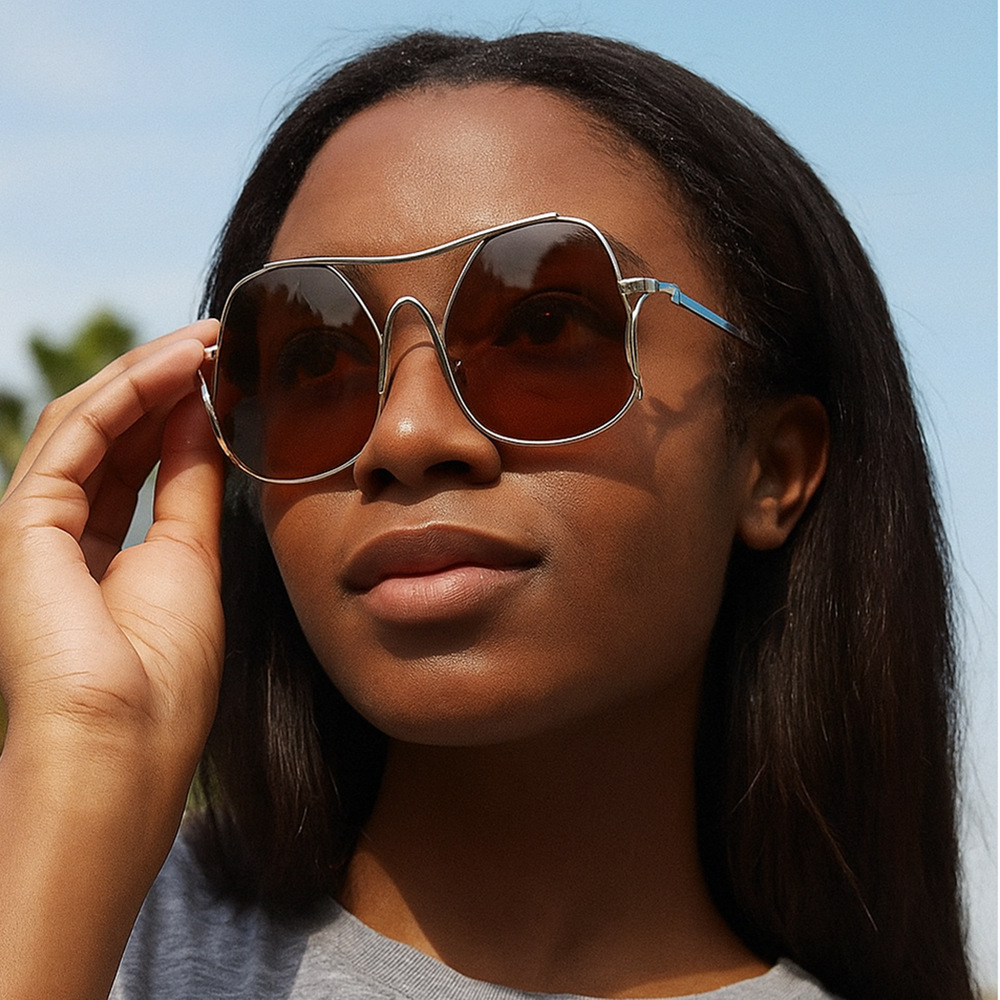 Designer Sunglasses For Women Men Sunglasses Oversized Sunglasses Fashion Classic Polarized Sunglasses Luxury Goggle Pilot Alloy Frame Oversized UV400