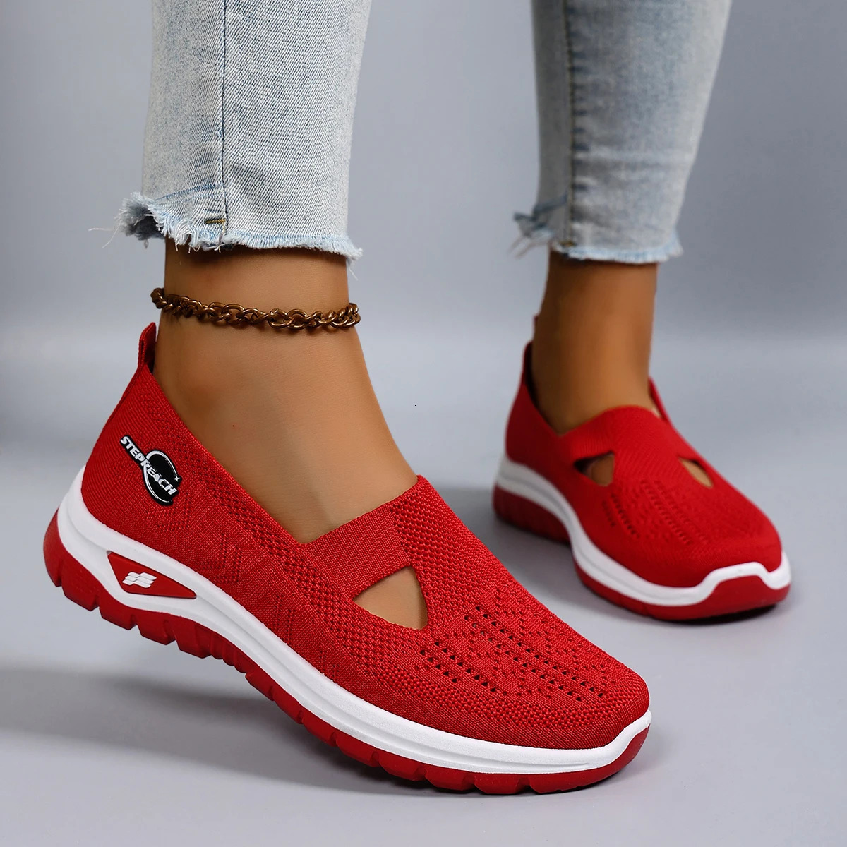 Womens summer breathable mesh flat shoes womens shoes casual sneakers shoes clearance 251023