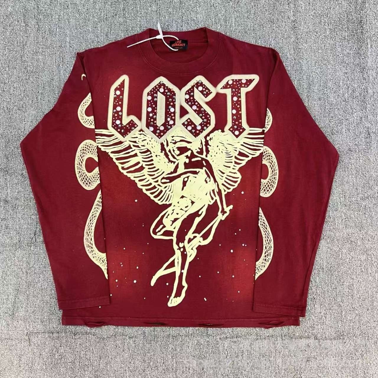 Lost Intricacy Men's designer hoodie Zipper sweatpants Diamond Wash designer shirt Vintage tracksuit men Casual pants Oversized jacket Sweatshirt