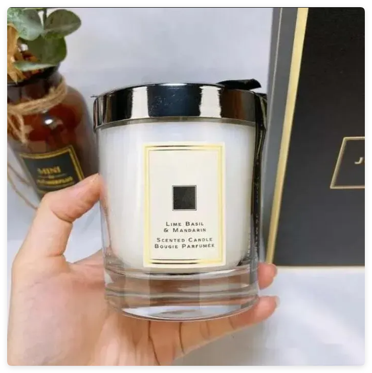 New Brand Incense English Pear Orange Blossom Women Solid Lasting Fragrance Good Smell less Scented Candles Perfume