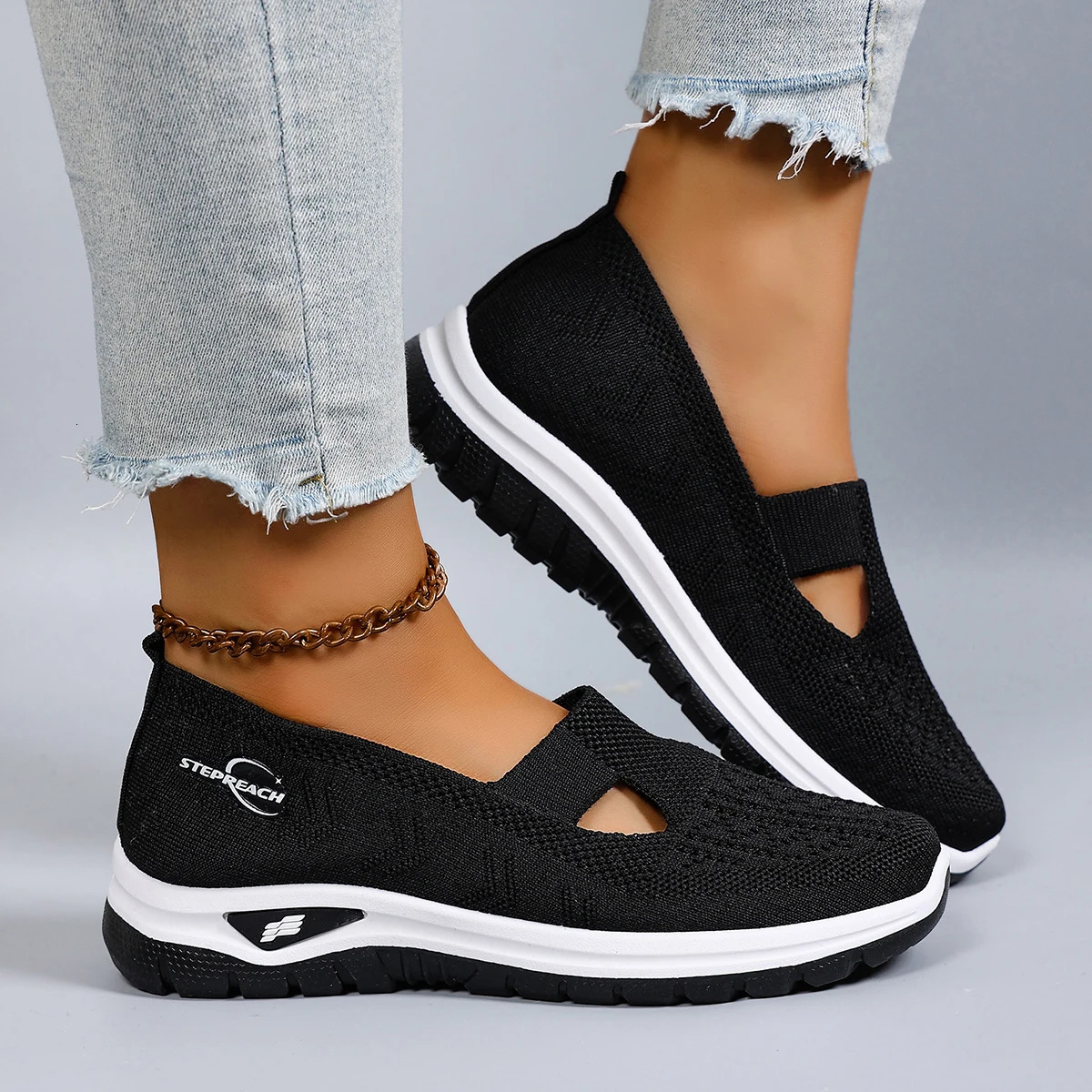 Womens summer breathable mesh flat shoes womens shoes casual sneakers shoes clearance 251023