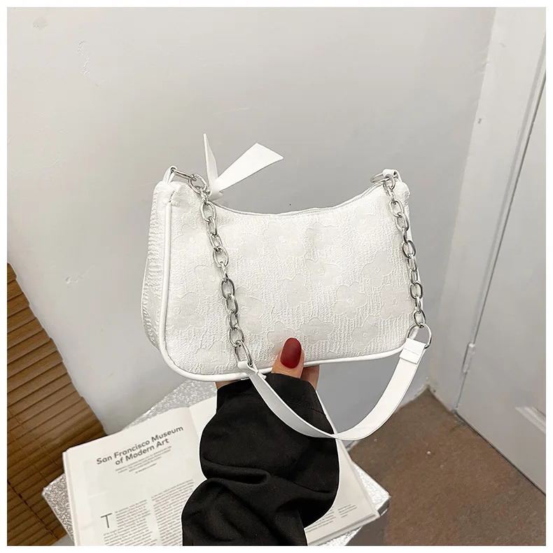 Fashion Felt Shoulder Bags for Women Small Casual Underarm Bag Female Hand Crossbody 251018
