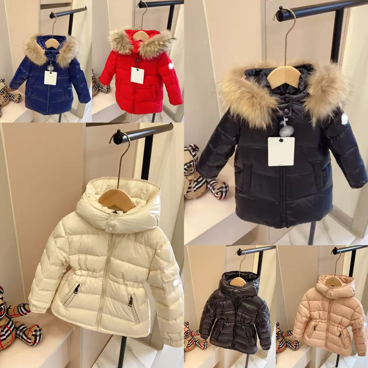 2025 winter designer kids coat luxury down jacket for kid designers baby outerwear children warm coat boy girl clothes size 80-160cm W36