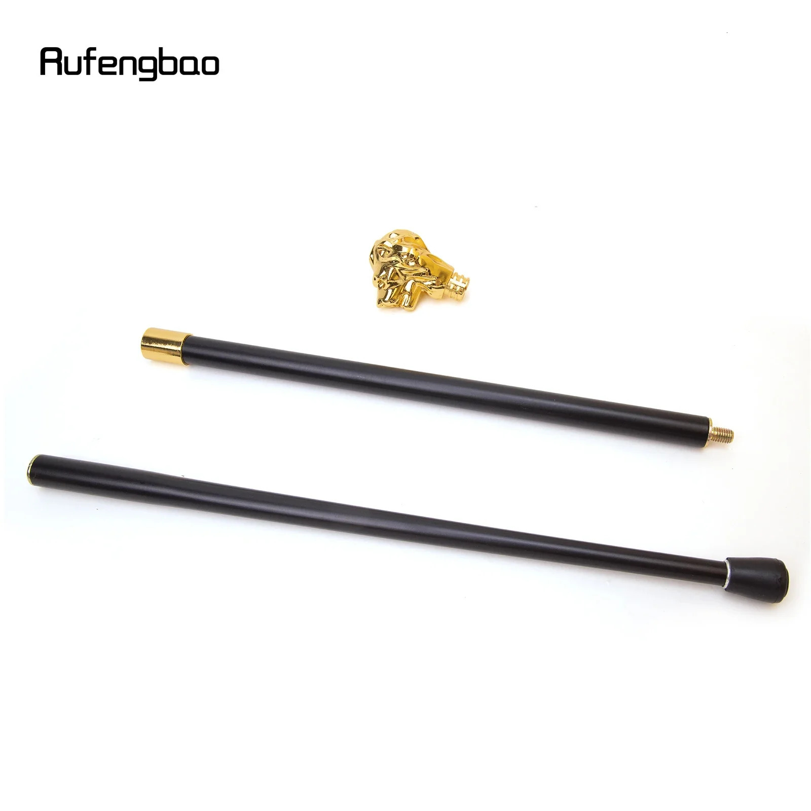 Gold Lion Head Handle Fashion Walking Stick for Party Decorative Walking Cane Elegant Crosier Knob Walking Stick 93cm 251022 - view 6