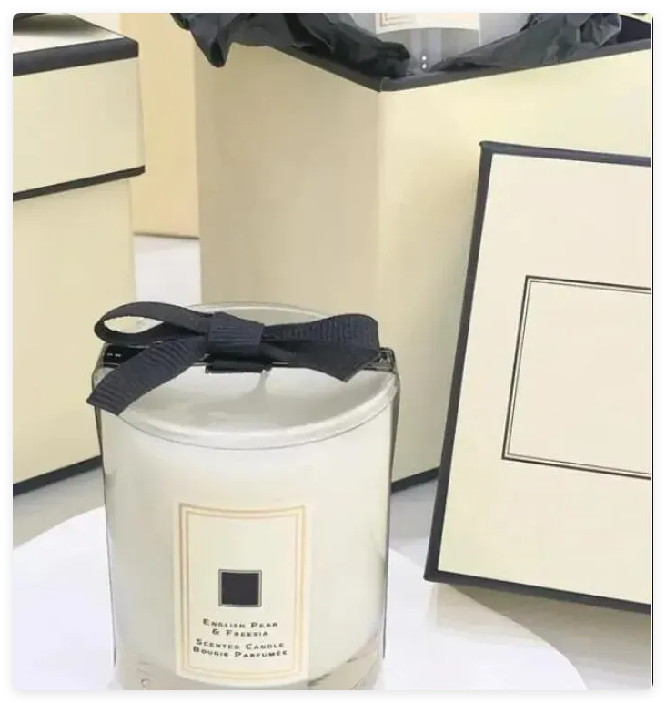 New Brand Incense English Pear Orange Blossom Women Solid Lasting Fragrance Good Smell less Scented Candles Perfume