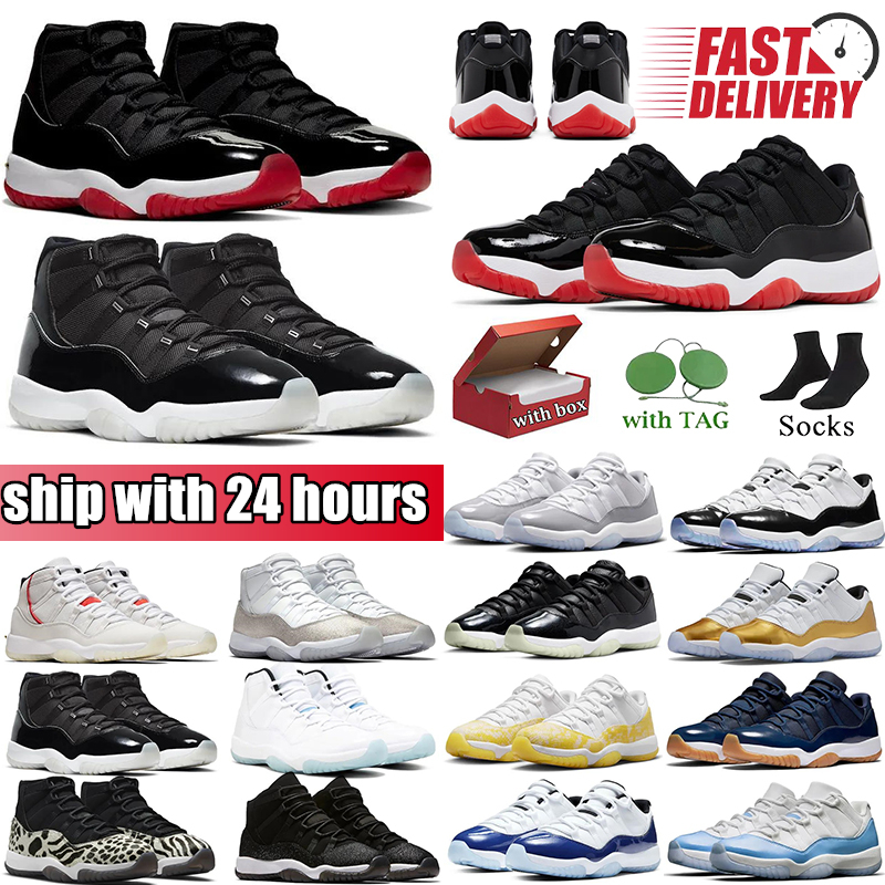WITH BOX designer basketball shoes 11 11s cool grey University Blue Cherry 72-10 bred mens women sports sneakers high basketball trainers EUR 36-47