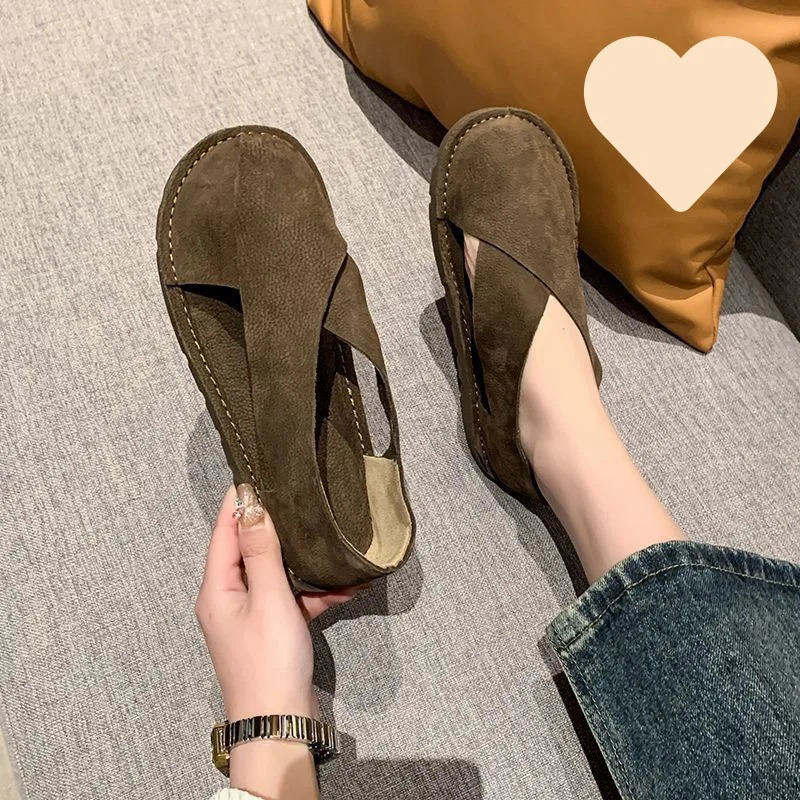 Summer Spring Women Shoes Sandals Flat Low Heel Sneakers Casual Gladiator Barefoot Loafers Slipon Comfortable on Promotion 251023