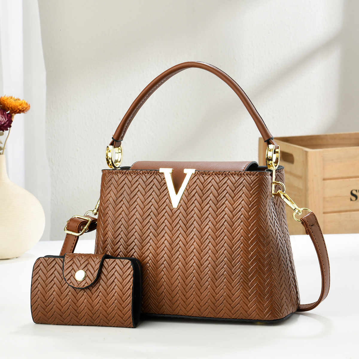 Luxury Brand Designer Bag Two-Piece Set Mother-Daughter Bag 2025 New Fashion Single Shoulder Bag Crossbody Bag Trendy Handbag Bags