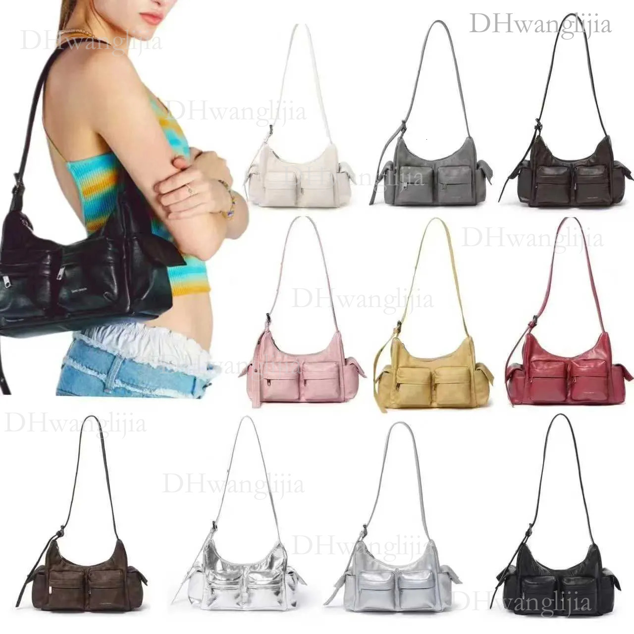 DHGM n SAMO DOH Hg Eun-chaes motorcycle Sg Yuqis same shoder bag under the arm Y250318 dh928065