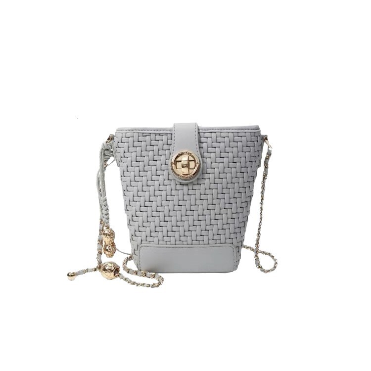Luxury Brand Designer Bag Nanfeng Chio2nd Mist Moon Dream Weaving Bucket Bag For Women 2025 Super Popular Woven Bag Chain Shoulder Crossbody Small Bag