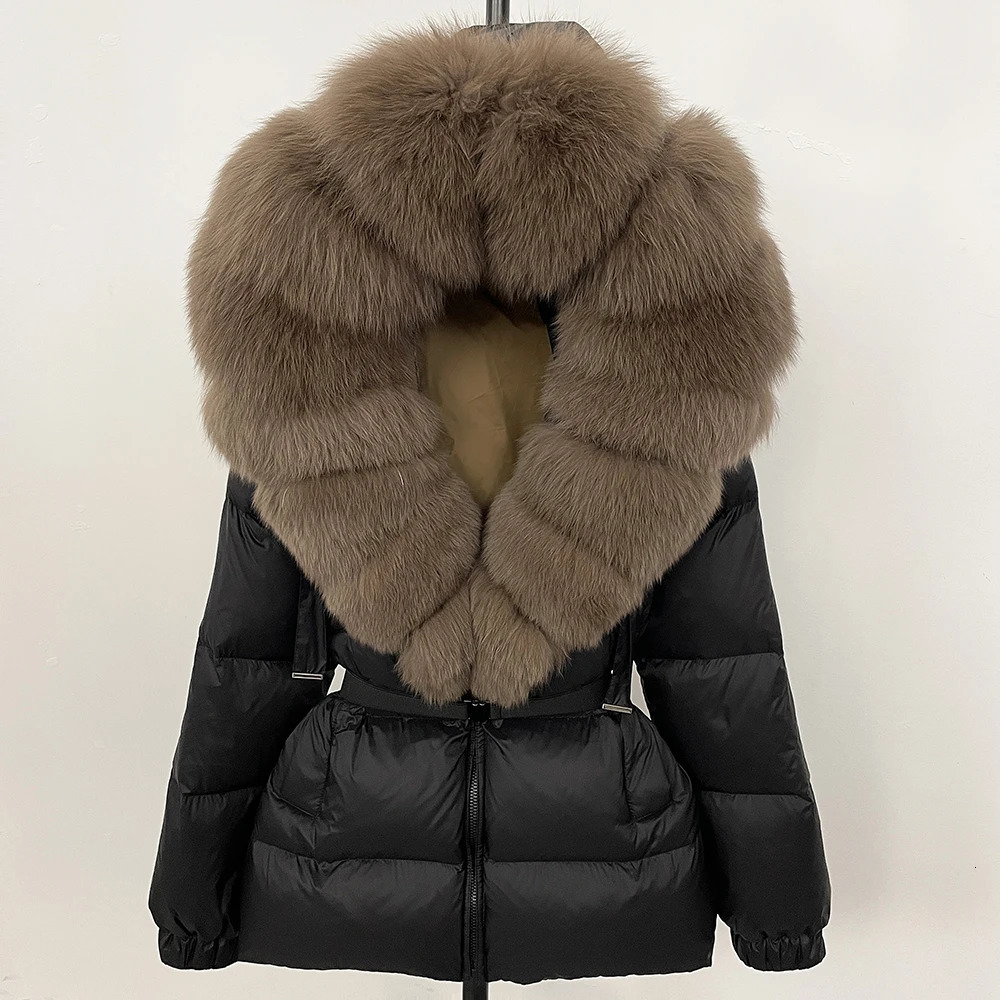 OFTBUY Winter Clothing Puffer Jacket Women Fox Fur Hooded Thick Warm 90 White Duck Down Coat Female Parkas Waterproof 251020