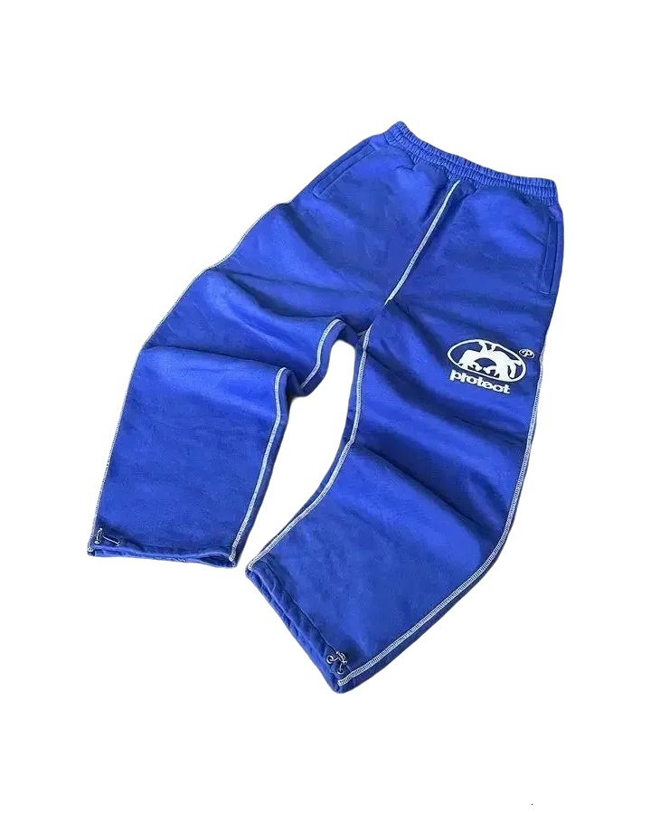 Men's Pants Streetwear PROTECT Joggers Designer Pants Sweatpants Y2K Haruku Hip Hop Letter Casual Men Women Elastic Waist Jogging Trouser Designe