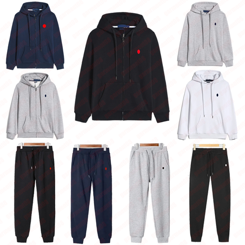 polo hoodie men hoodies women hoodies designer hoodies men clothing tracksuit set pullover cotton horse long sleeve zip up sweatshirt sweatsuit set s-5xl