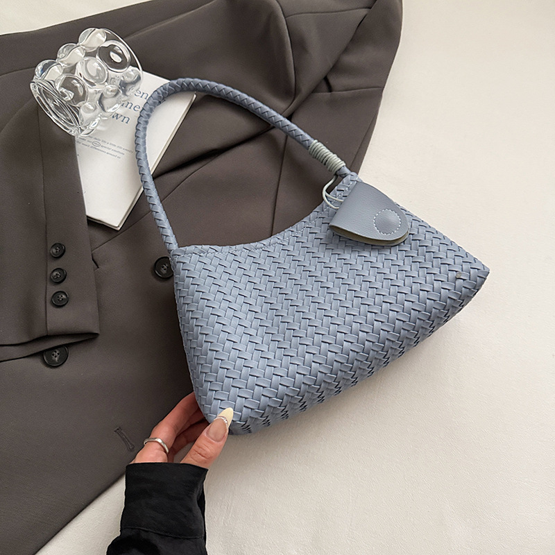 Luxury Brand Designer Bag Korean Niche Handwoven Underarm Bag For Women Fashion Casual Handheld Mother-Daughter Bag Large Capacity Shoulder Bag For Wo
