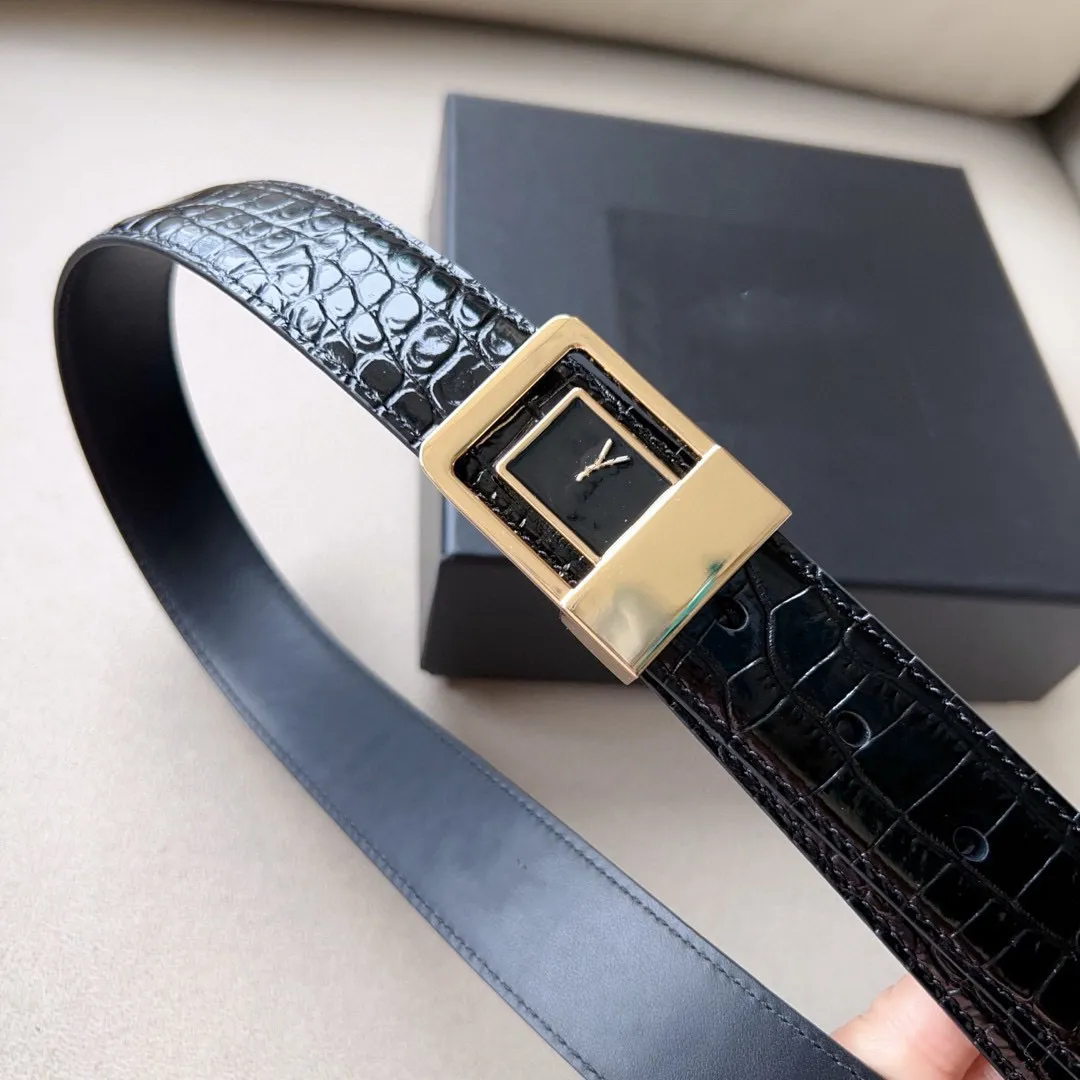 Belt designer belt for women10A genuine leather width 2cm 3cm luxury famous needle buckle belts for dress jeans Waist Strap banquet decor With Gift Box
