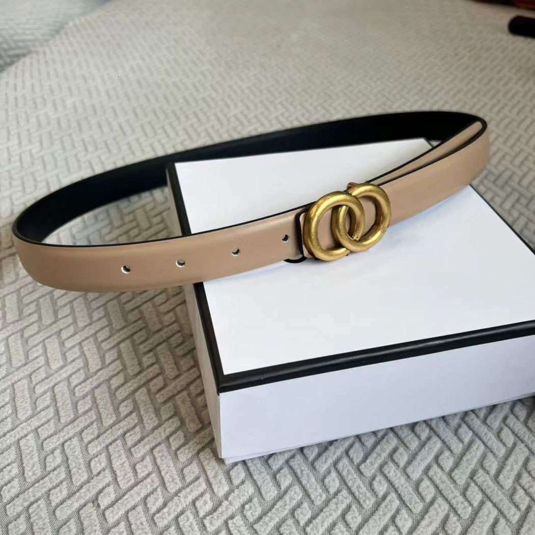 Luxury Designer Belt Women Fashion Letter Buckle Genuine Leather Belt Lady Classical Dress Shirt Jeans Belts Thin Waistband 2.5cm Eidth 6 Colors