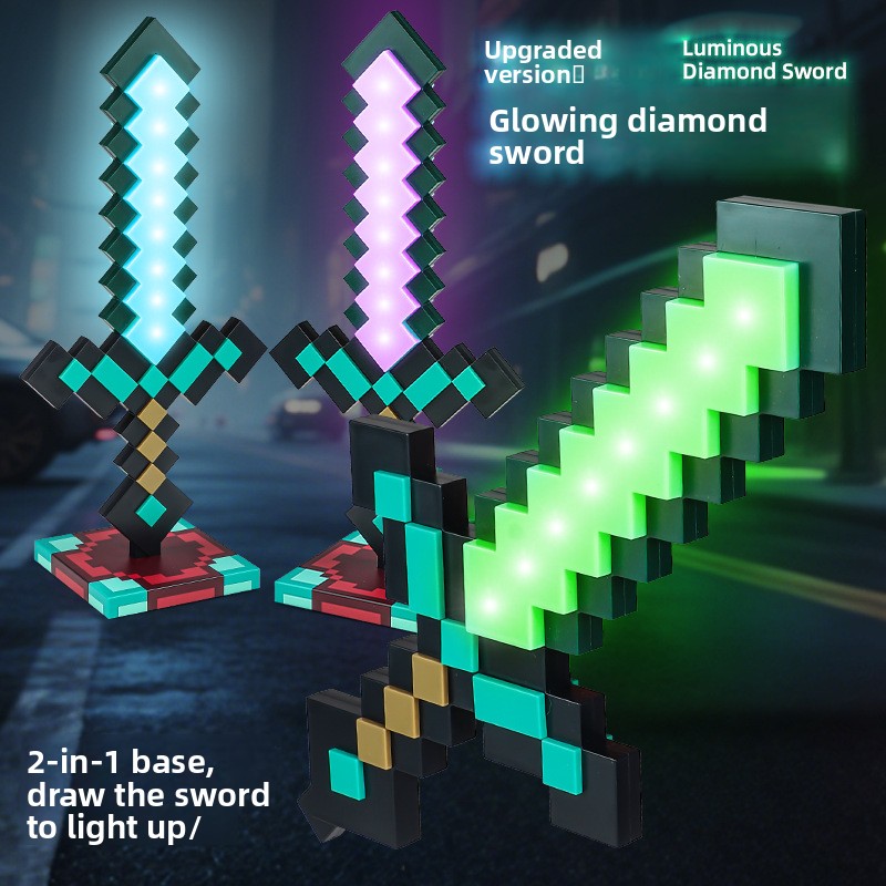 New Hot Sale Cool Genuine Lightsaber Laser Retractable sword Toy Colorful Streamer Glowing Sword Toys with Spark Smoke Effect USB Charging party toys