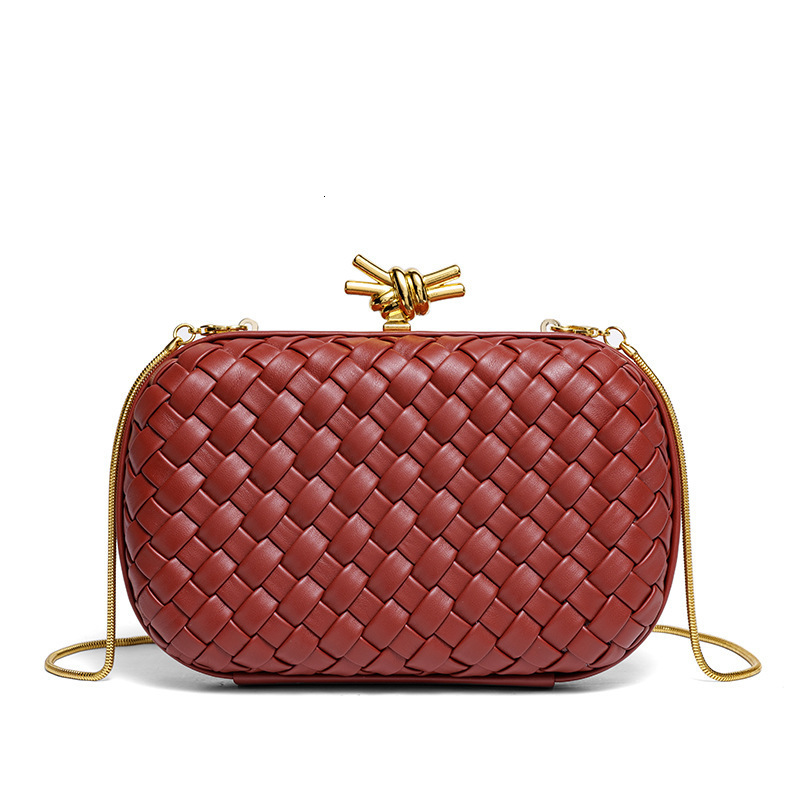 Luxury Brand Designer 2025 New BV Style -Inspired High-End Woven Clutch Evening Bag Single Shoulder Crossbody For Women