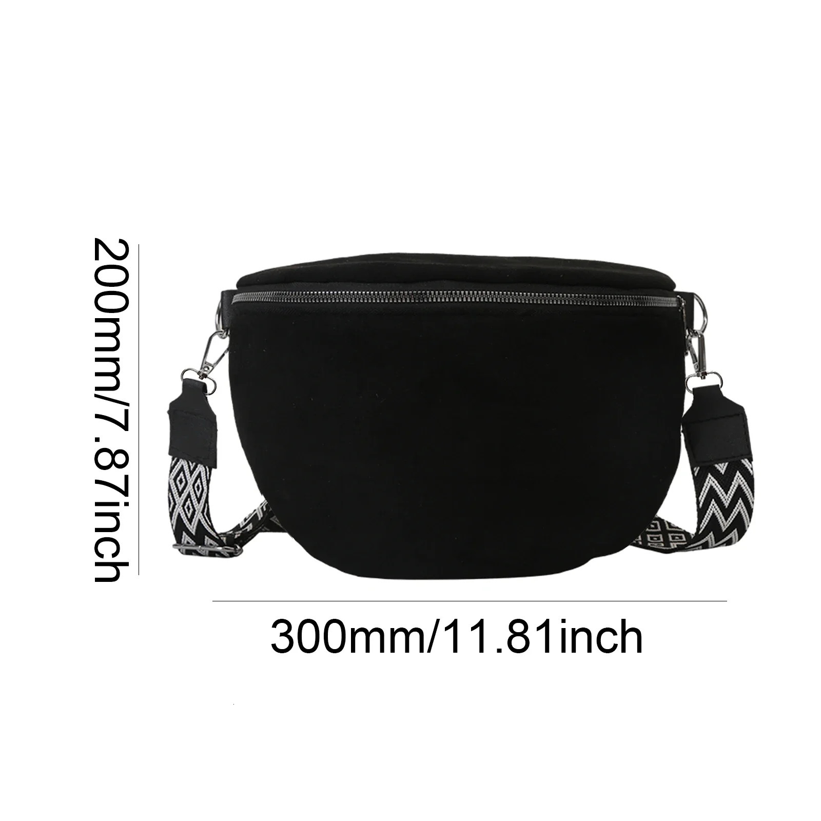 Chest Bag Women Large Crossbody Bag for Women Shoulder Bag Half Moon Belt Bum Bags Casual Sling Bags Waist Chest Pack 251023