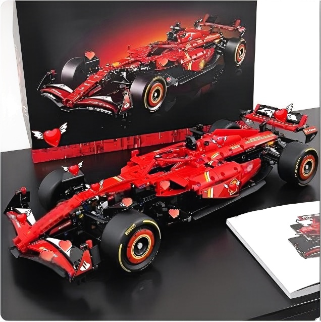 High-Quality 42207 leg0 set 63cm F1 Building Blocks Racecar Building Kit with Original Box Premium Alternative for Collectors