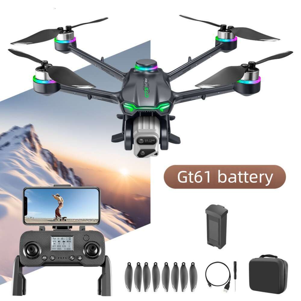 New Product GT Drone GPS Positioning Return G Image Transmission Brushless Optical Flow Obstacle Avoidance Remote Control Aircraft