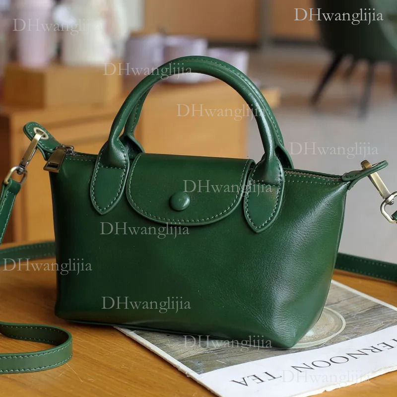 DHGM New 100% Genuine Leather Handbags For Office Women Many Pockets Shell Bags Hit Colors Tote Purse d6a4