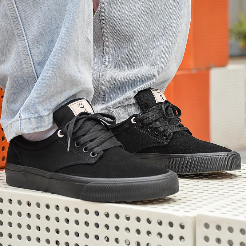 Joiints All Black Soft Casual Sneakers Men Skate Shoes Unisex Vulcanized Skateboarding Shoes Sport Tennis Street Style 251023