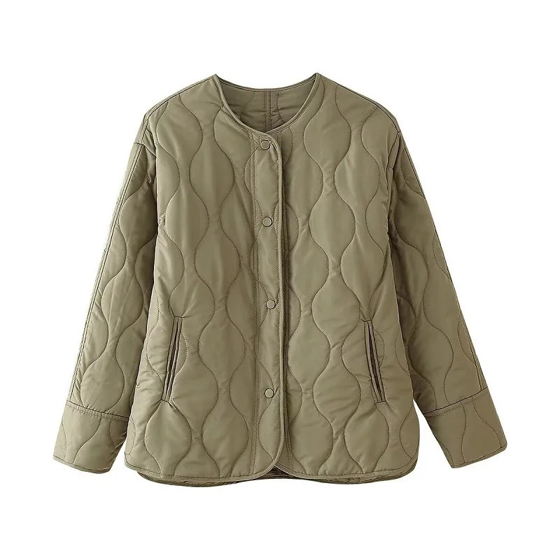MUJER Quilted Jacket Women Parkas Long Sleeve Padded Coat Woman Warm Winter Woman Coats Casual Demiseason Jacket for Women 251020