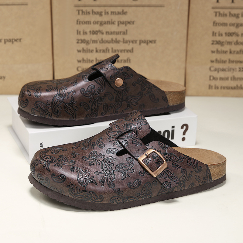 Designer shoes 2025 new autumn fashion slippers classic home and outdoor cork shoes for men and woman size 36-45