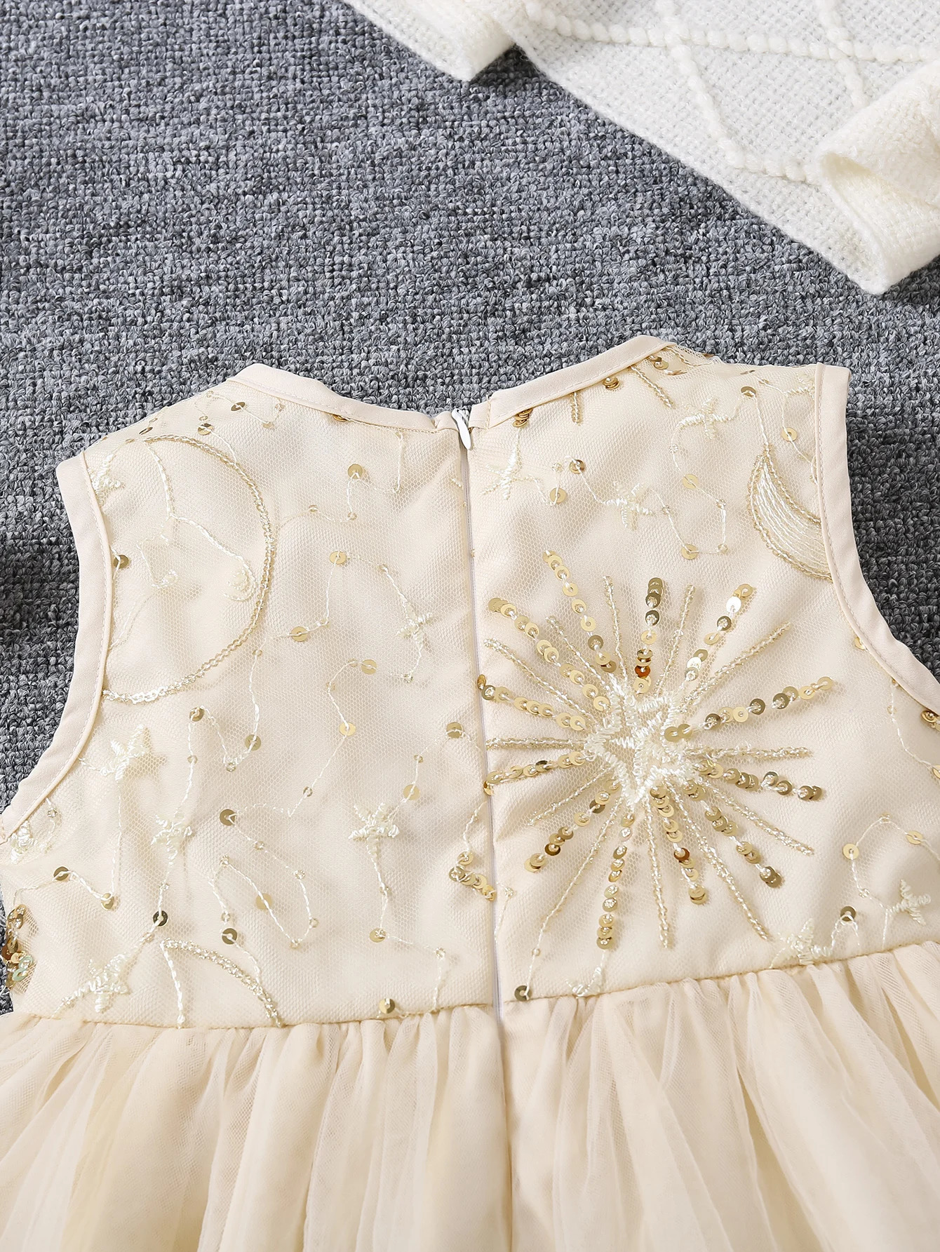Girls summer highend beaded embroidery cake gauze skirt Fashion Princess dress gauze skirt 251023