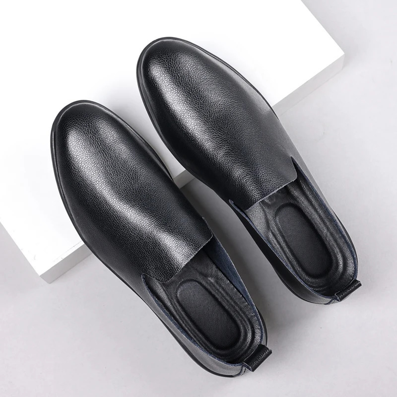 MAEDEF Summer Classic Fashion Mens Outdoor Leather High Quality Casual Shoes Slip on Soft Comfortable Lightweight Footwear 251023