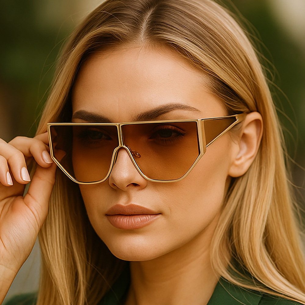 Designer Sunglasses For Women Men Sunglasses Oversized Sunglasses Fashion Classic Polarized Sunglasses Luxury Goggle Pilot PC Frame Oversized UV400 Ey