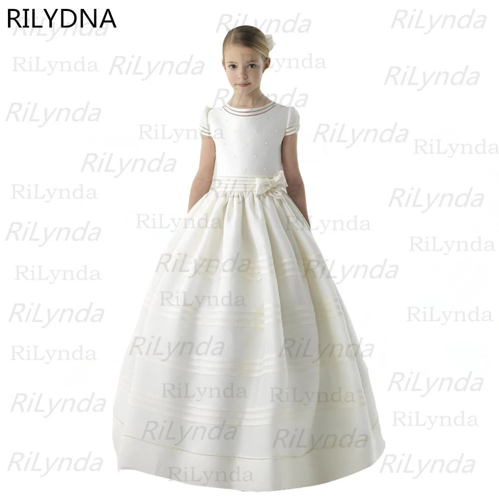 Flower Girl Dresses For Wedding Junior Bridesmaid Vintage Kids Evening Birthday Party Princess Gown Lolita First Communion 251023