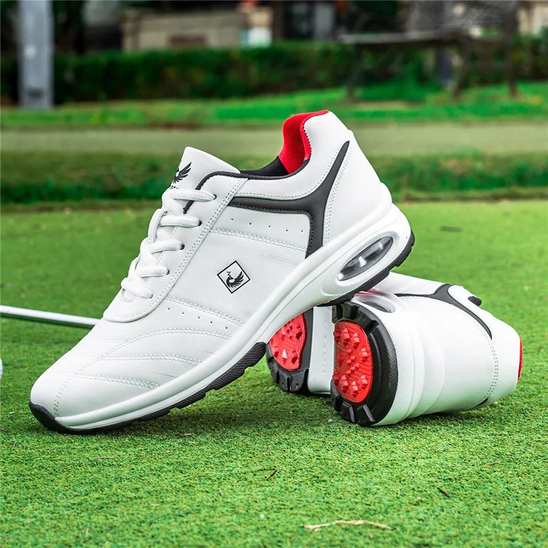 OIMKOI Men Golf Shoes Casual Breathable Waterproof Nonslip Golf Outdoor Training Shoes 251023ww