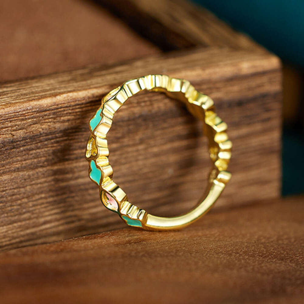 New Style Silver for Women, Niche High-end Fashion, Elegant Ancient Costume Cold Enamel Chinese-style Ring