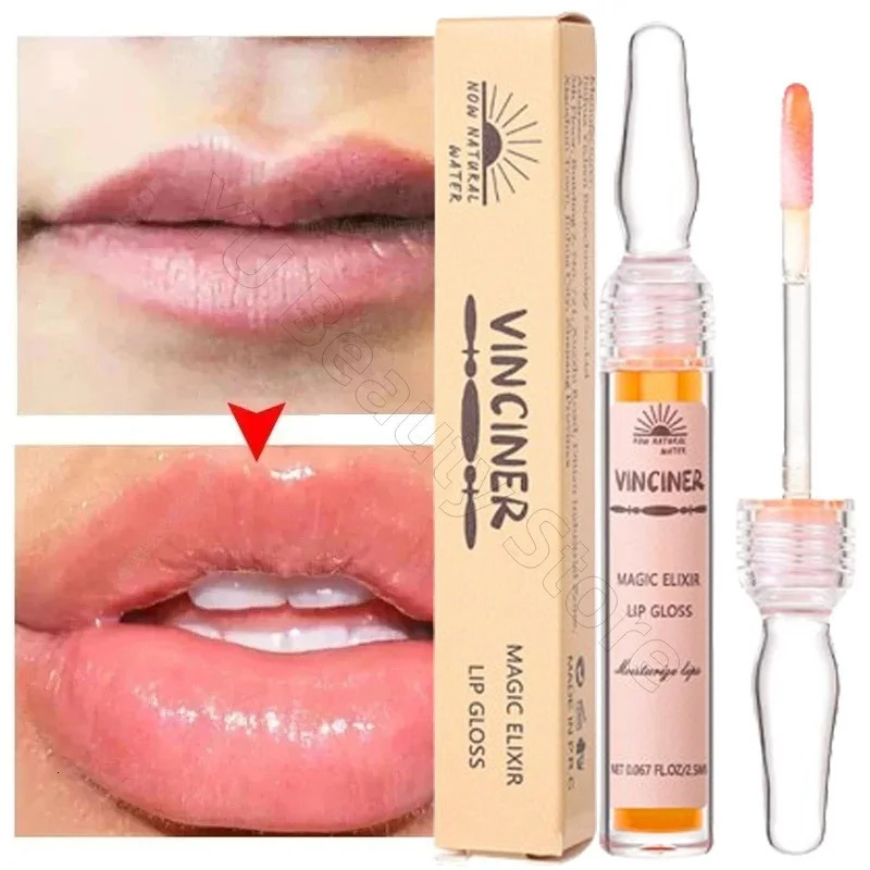 6 Colors Lip Plumping Gloss Instant Lip Plumper Extreme Volume Serum Oil izing Sexy Plump Lips Korean Makeup Products 251022
