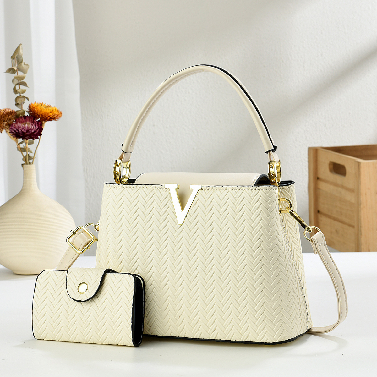 Luxury Brand Designer Bag Two-Piece Set Mother-Daughter Bag 2025 New Fashion Single Shoulder Bag Crossbody Bag Trendy Handbag Bags