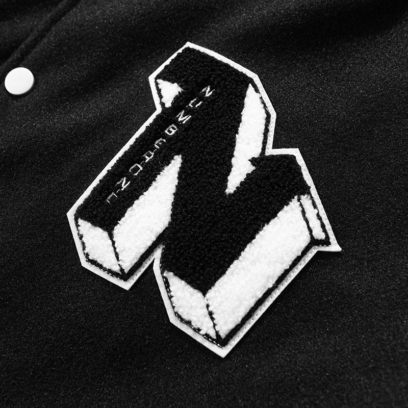 Men Varsity Baseball Bomber Jacket Hip Hop Harajuku Bone Letter Patchwork Leather Jackets Streetwear Women Unisex College Coats 251023