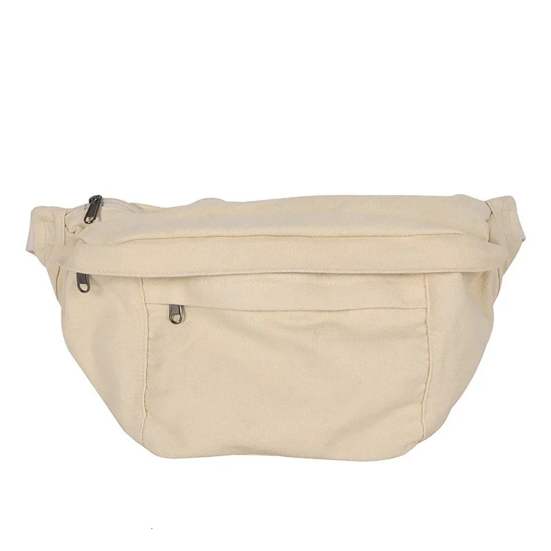 Casual Woman Fanny pack Large capacity Crossbody Chest Bag Waist pack outdoors Belt Bag Canvas Phone Pack Purse Unisex Waist Bag 251023
