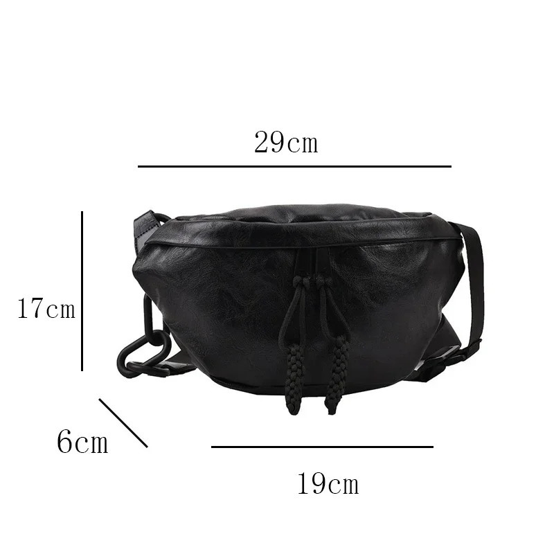 Fashion Soft Leather Waist Bag Ladies Fanny Pack High Quality Shoulder Belt Purse Bags Fashion Crossbody Chest Bags 251023