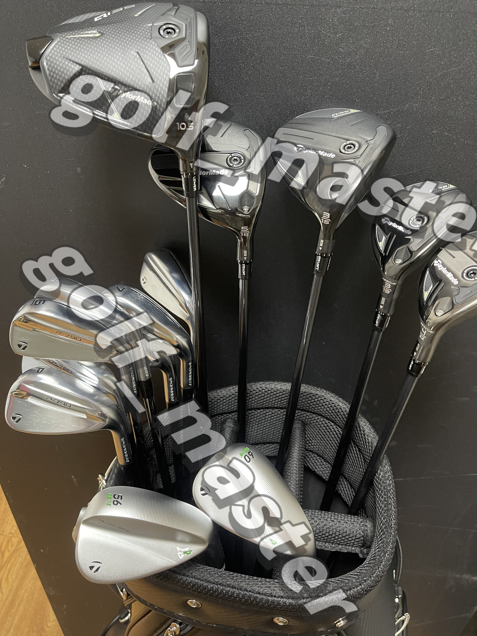 Golf Clubs Set Taylor P790 Irons+QI35 Driver+3wood/5wood+3/4 Hybird+MG4 Wedge 56/60 --4-9P-R/S Flex Steel Shaft with Head Cover Latest version Brand New Iron MI