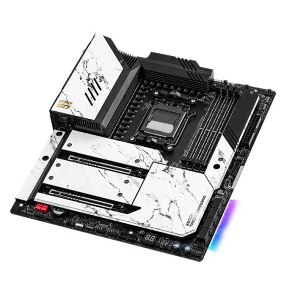 ASRock X670E TAICHI CARRARA Motherboard AMD X670 Support 9900X 8400F 7800X3D 7700 7500F CPU AM5 4xDDR5 7800 MHz HDMI 4xM2 EATX