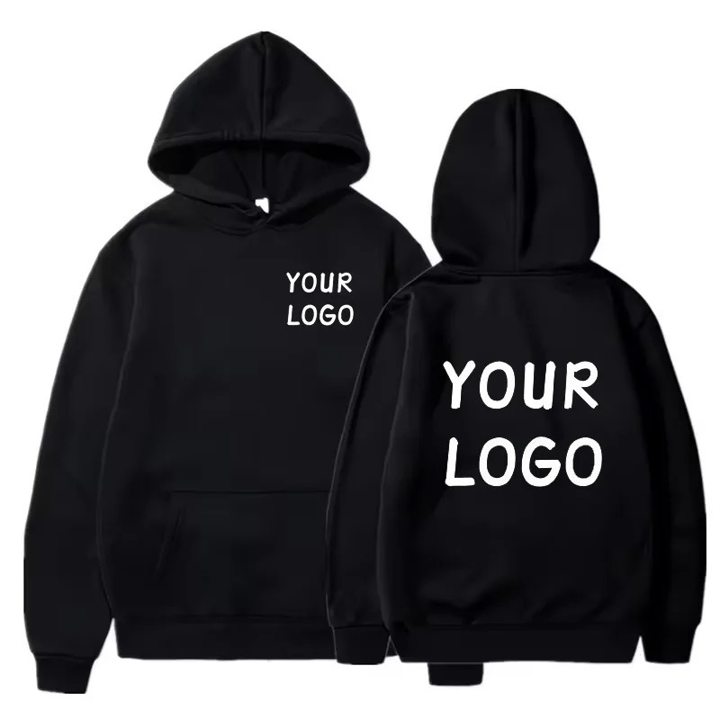 DIY Custom Your Men Women Casual Hoodie Top Solid Color Pullover Street Personality Sweatshirt Custom Gifts 251023