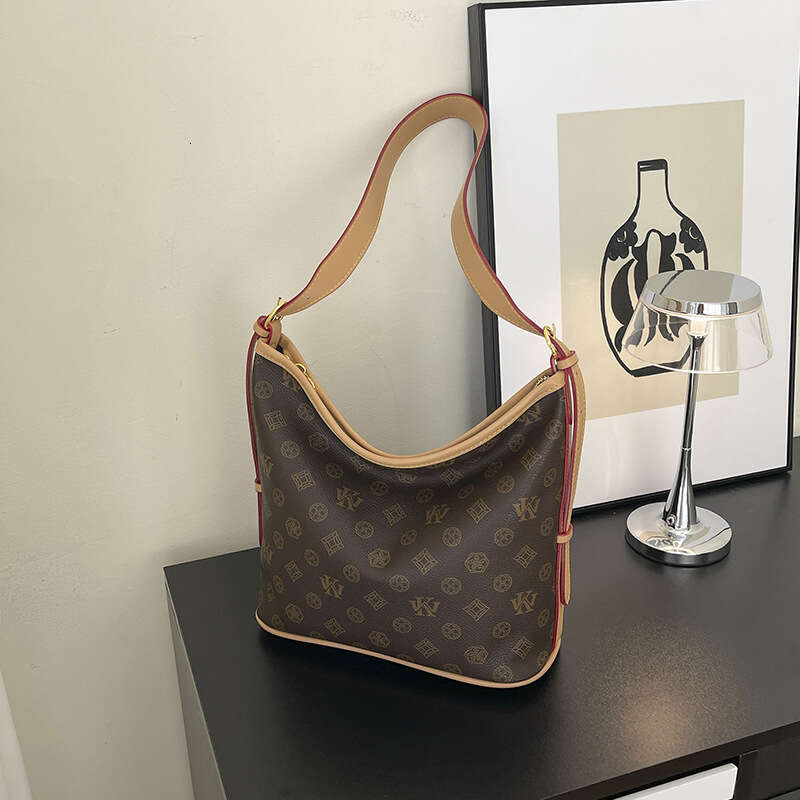 New Designer Bag for Women Fashion Womens Shoulder Bucket Bags New Pattern Printed Ladies Underarm Shoulder Crossbody Bag