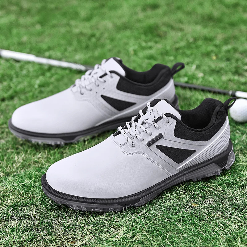Waterproof Golf Shoes Men High quality Leather Professional Outdoor Golfing Sneakers Walking Exported To Europe And America4047 251023ww